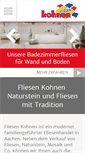 Mobile Screenshot of fliesen-kohnen.de